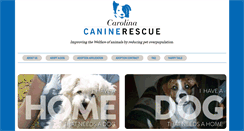 Desktop Screenshot of carolinacaninerescuenc.com